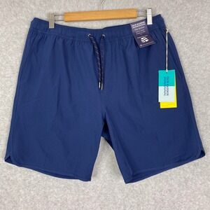 Fair Harbor Shorts Mens XL Navy Blue The Anchor 8" Lined Swim Trunks
